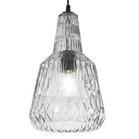 LAMPADARIO GALWAY 1XE27 D.23XH150CM FUME'.
