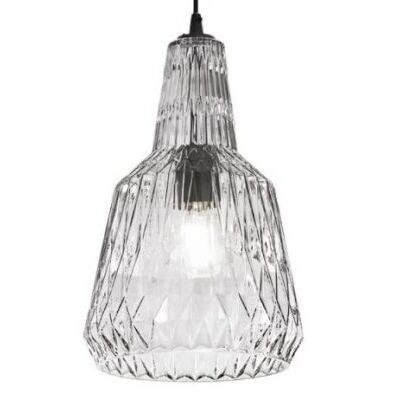 LAMPADARIO GALWAY 1XE27 D.23XH150CM FUME'.