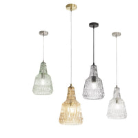 LAMPADARIO GALWAY 1XE27 D.23XH150CM FUME'.