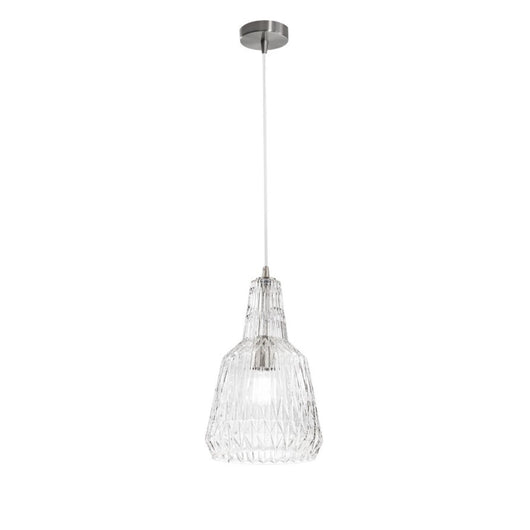 LAMPADARIO GALWAY 1XE27 D.23XH150CM TRASPARENTE.