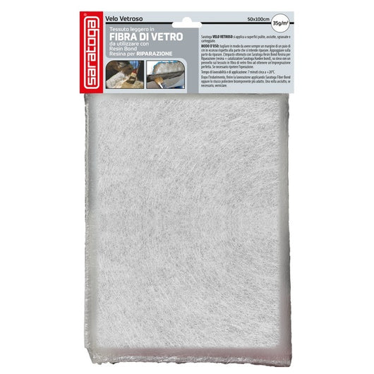 TESSUTO FIBRA DI VETRO 50X100CM VELO VETROSO.
