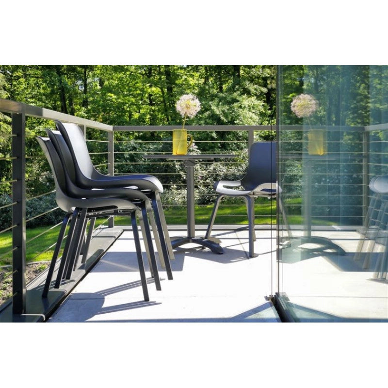 Tavolo SOPHIE Bistro HPL FLIP HARTMAN â€“ 68 x 68 cm â€“ Antracite