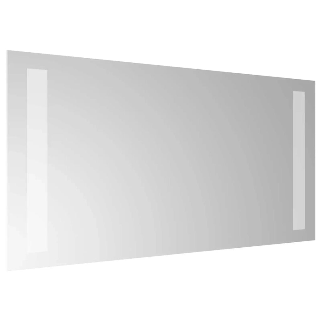 Specchio da bagno LED Trasparente 40 x 20 cm vetro temperato 42045791