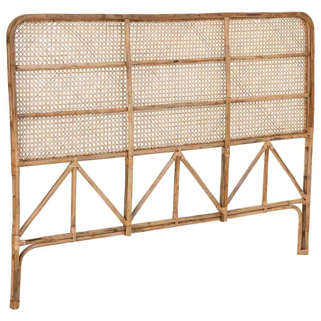 Testiera letto in canna 178x02x127h cm