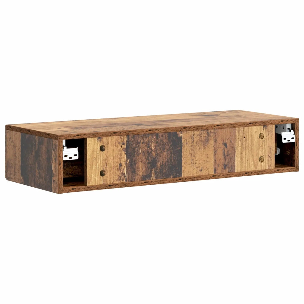 Tavolino da Parete Laterale Legno antico 87,5 x 34,5 x 17 cm 898503