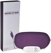 Oogmasker riscaldante per occhi secchi, gonfi e blefarite, PJYU oogmasker riscaldante con bottone di lavanda, ideale per lenire occhi stanchi, MGD e stafilococco occhiale viola