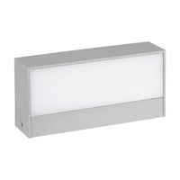 9W LED su/giÃ¹ per esterno medio luminoso morbido 3000k Grey Body IP65