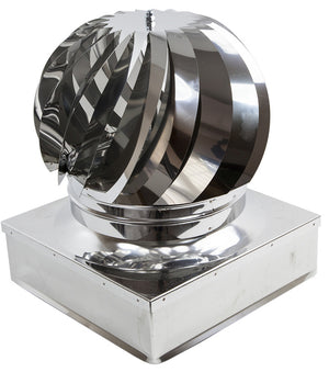 fumaiolo turbo inox aisi 304 con cuscinetti 42x42 cm cod:ferx.21829