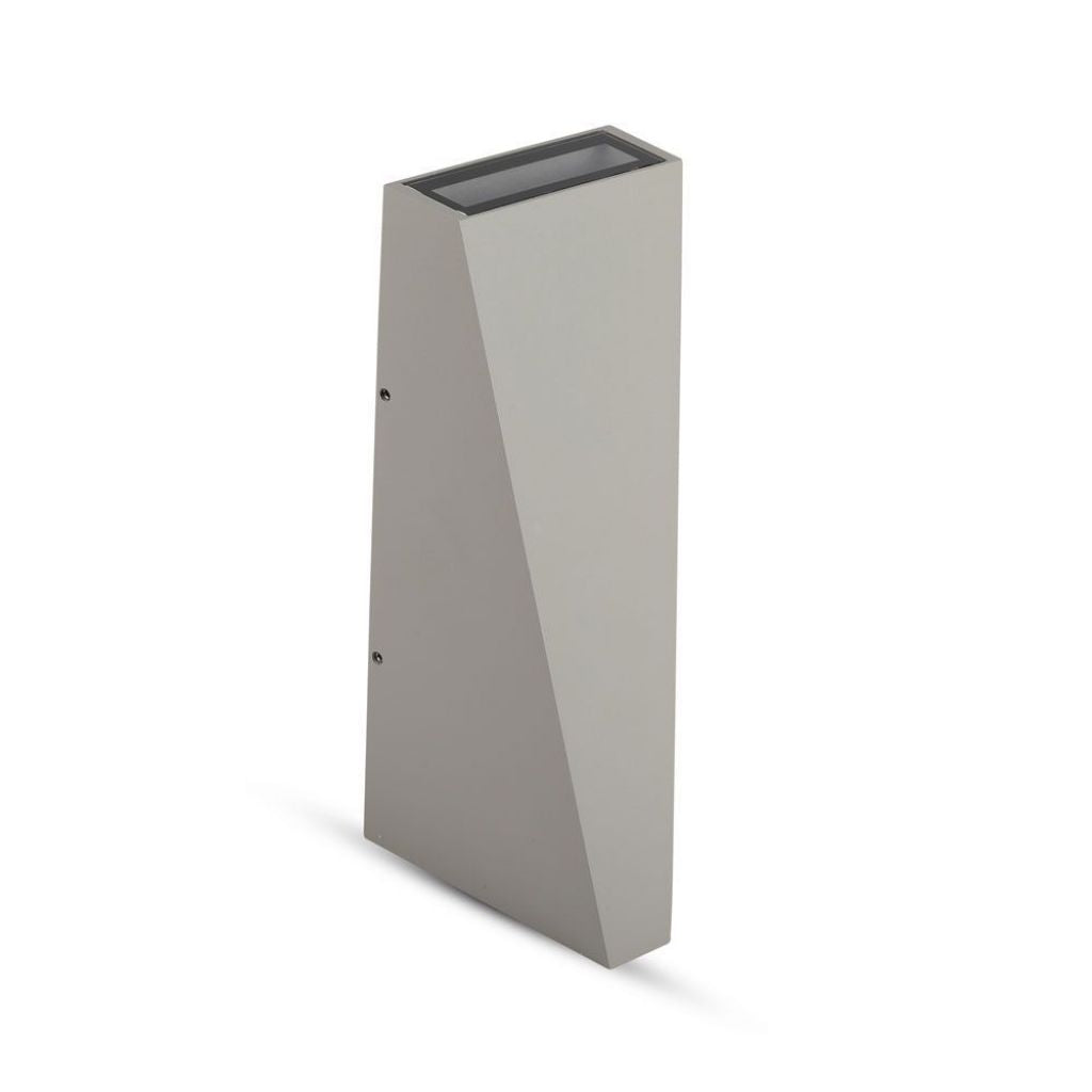 Luce led a parete da esterno 6w Wall Light Grey Grey Body IP65 3000K
