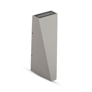 Luce led a parete da esterno 6w Wall Light Grey Grey Body IP65 3000K