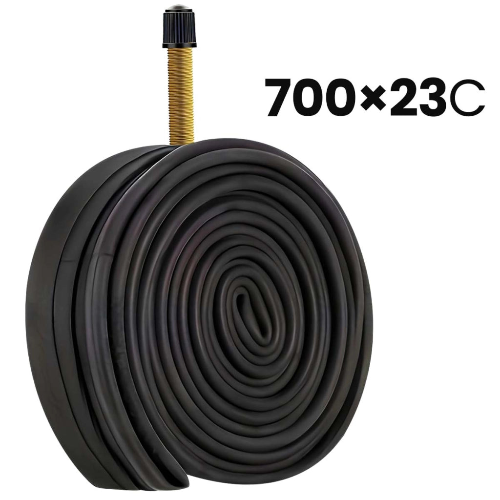 Camera d'aria 700×23C per bicicletta in gomma Resistente Nero Avizar