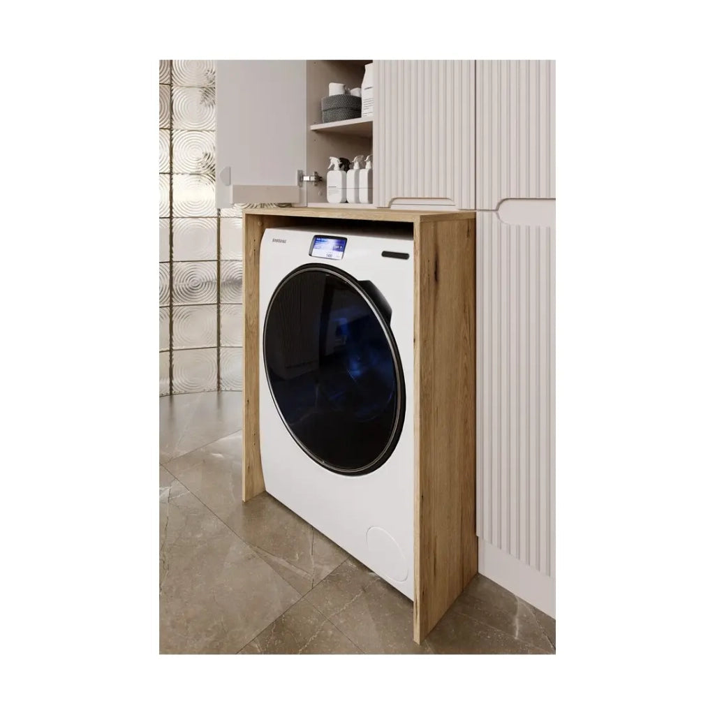 Mobile coprilavatrice VANO in rovere 95 cm rivestimento lavatrice