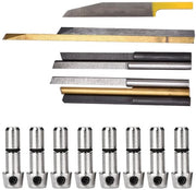 Set di punzoni a gas 8 pezzi - Kit di punzoni - Accessori per gioielli - Macchina per punzonatura pneumatica - Materiale di alta qualità - Alta resistenza al trito
