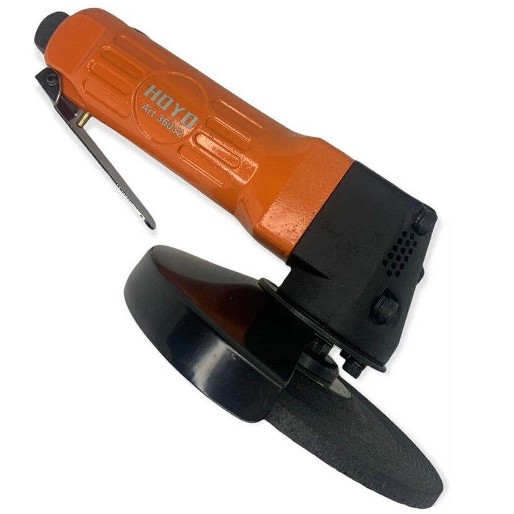 Trade Shop - Smerigliatrice Angolare Ad Aria Compressa Lavorazione Metallo 125mm Attacco 1/4" -