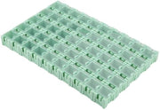 Contenitore di Stoccaggio SMT - 50 Unità di Contenitori SMD Verde per Componenti Elettronici