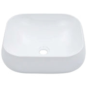Lavandino-Lavello 44,5x39,5x14,5 cm in Ceramica Bianco