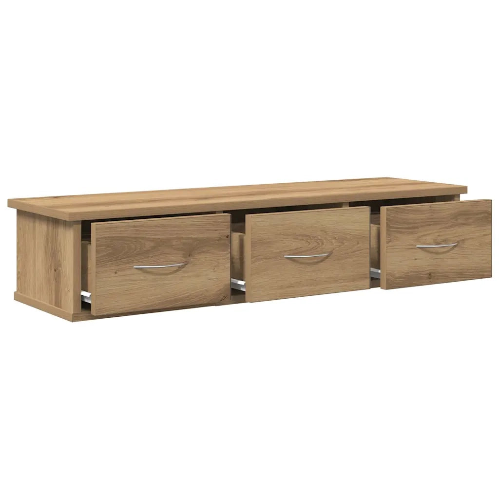 vidaXL Mobile a Parete Rovere Artigianale 88x26x18,5 cm in Truciolato