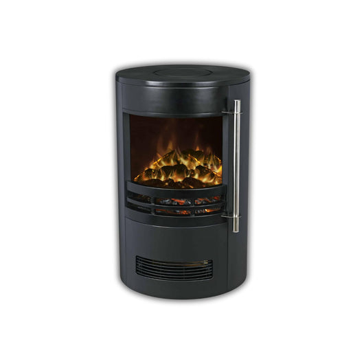 MOHOME Caminetto Elettrico Parete Camino Nero Termostato Regolabile Effetto Fuoco Fiamma Realistico Dispositivo Protezione Riscaldamento Stufa Termica 2 Potenze Calore Silenzioso