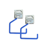 OWIJI Supporto Portatutto Soffitto Set da 2 Parete Gancio Plastificato Staffa Acciaio Zincato Robusta Resistente Casa Garage