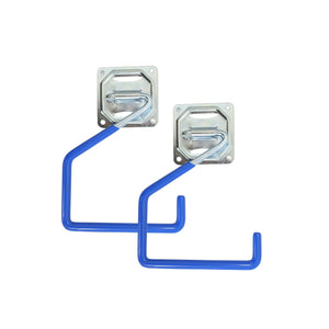 OWIJI Supporto Portatutto Soffitto Set da 2 Parete Gancio Plastificato Staffa Acciaio Zincato Robusta Resistente Casa Garage