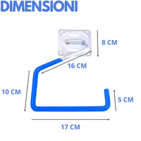 OWIJI Supporto Portatutto Soffitto Set da 2 Parete Gancio Plastificato Staffa Acciaio Zincato Robusta Resistente Casa Garage