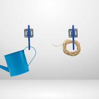 OWIJI Supporto Portatutto Soffitto Set da 2 Parete Gancio Plastificato Staffa Acciaio Zincato Robusta Resistente Casa Garage