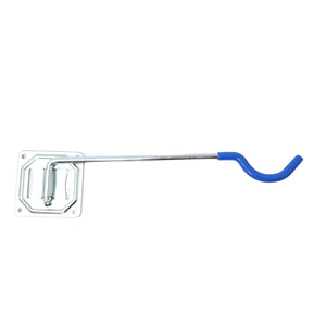 OWIJI Portabici Parete Mensola Set da 2 Supporto Pieghevole Bicicletta Acciaio Zincato Gancio Plastificato Morbido Sicuro Robusto