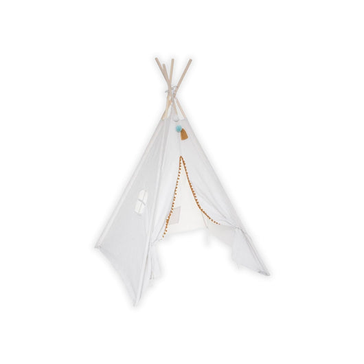 MOHOME Tenda Bambini Cameretta Beige Casa Giochi Casetta Capanna Motivo Indiani Ragazzi Ragazze Interni Esterni Borsa Trasportabile Cameretta Stanza Giochi