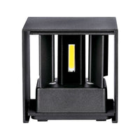 Lampada da parete a LED da 11 W con bridgelux chip nero 3000k quadrato