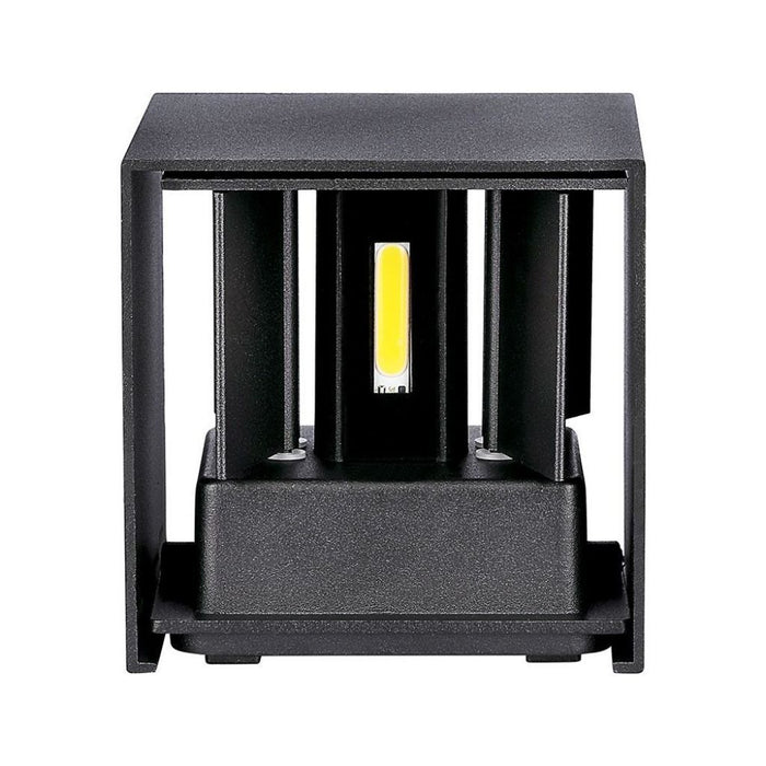 Lampada da parete a LED da 11 W con bridgelux chip nero 3000k quadrato