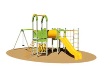 Villaggio Alakay 944M RR Giochipark 2 torrette tunnel scivolo EN 1176