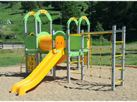 Villaggio Hathi 962 SC scaletta Giochipark 3 torrette 2 scivoli ponte anni 3-12