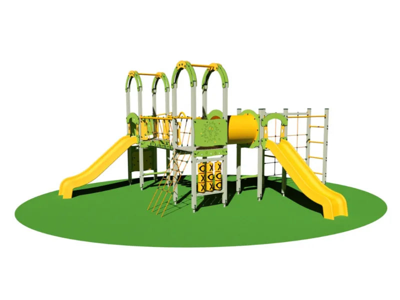 Villaggio Hathi 962 RR risalita rete Giochipark 3 torrette ponte 2 scivoli