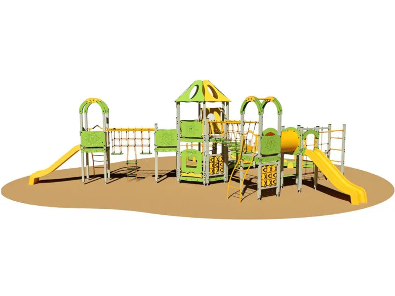 Villaggio Tabaqui 965 Giochipark H 430cm EN 1176 2-12 anni 30 utenti area 162mq
