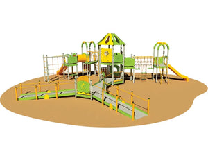 Villaggio Tabaqui 965 Giochipark H 430cm EN 1176 2-12 anni 30 utenti area 162mq