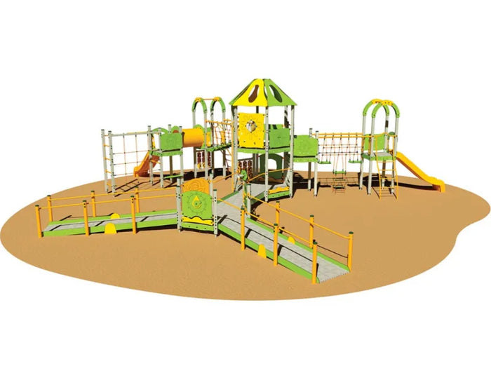 Villaggio Tabaqui 965 Giochipark H 430cm EN 1176 2-12 anni 30 utenti area 162mq