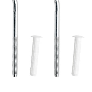 Coppia mensole per radiatori in chisa e acciaio 205 mm