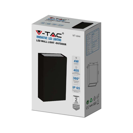 Muro a LED 4W Light Black 6500K