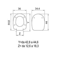 SEDILE COPRIWC PASSEPARTOUT IN TERMOINDURENTE