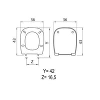 SEDILE COPRIWC D-CODE IN TERMOINDURENTE BIANCO