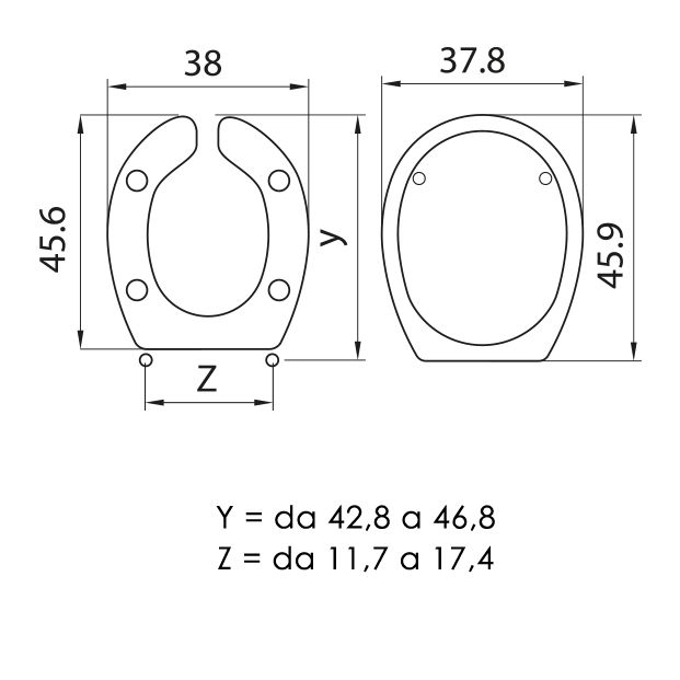 SEDILE COPRIWC HELP IN TERMOINDURENTE BIANCO