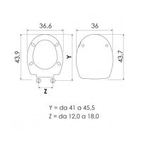SEDILE COPRIWC UNO N IN TERMOINDURENTE BIANCO