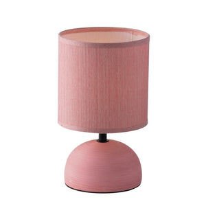 LAMPADA DA TAVOLO FURORE E14 D.14X24CM ROSA.
