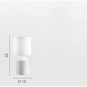 LAMPADA DA TAVOLO RAVELLO E14 D.15XH32CM ROSA.