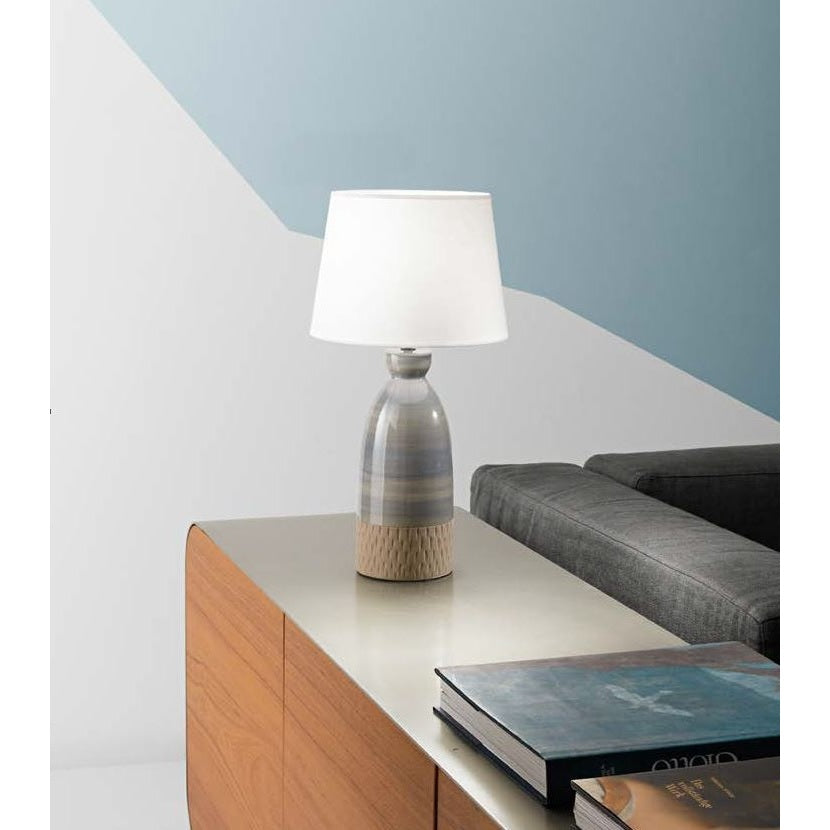 LAMPADA DA TAVOLO NAVAJO E27 D.25XH49CM TORTORA.