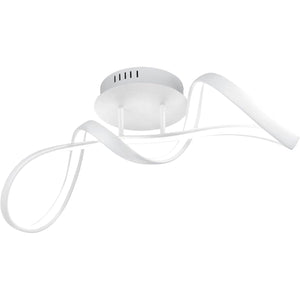 PLAFONIERA LED PERUGIA DIMMERABILE 28W COLORE BIANCO CM.60X18