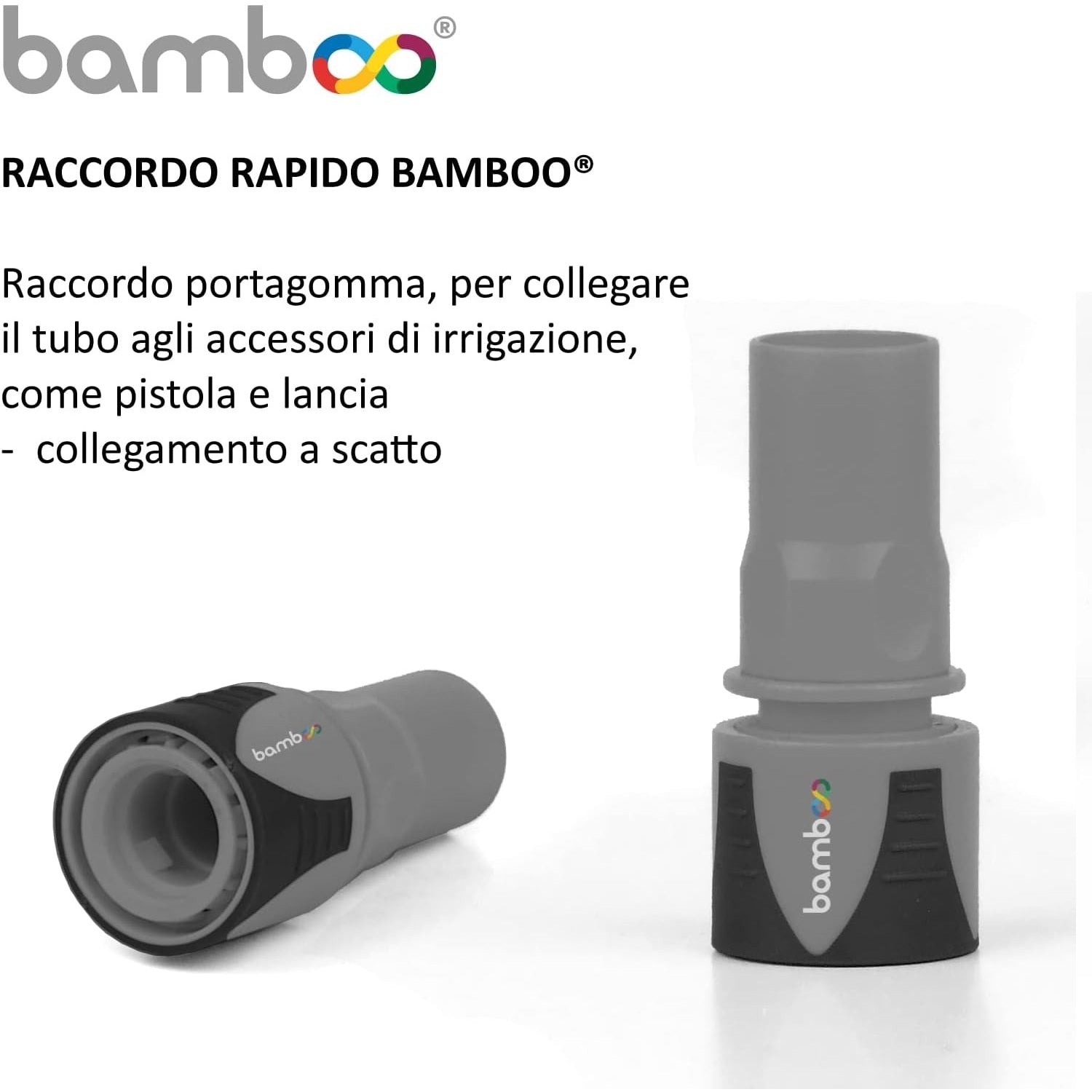 TUBO ESTENSIBILE BAMBOO 7,5-23M LANCIA E RACCORDI.