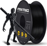 Filamento PETG da 175 mm per stampante 3D - Precisione dimensionale - 002 mm - 1 kg - Nero