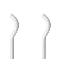 Coppia mensole verniciate bianche 12