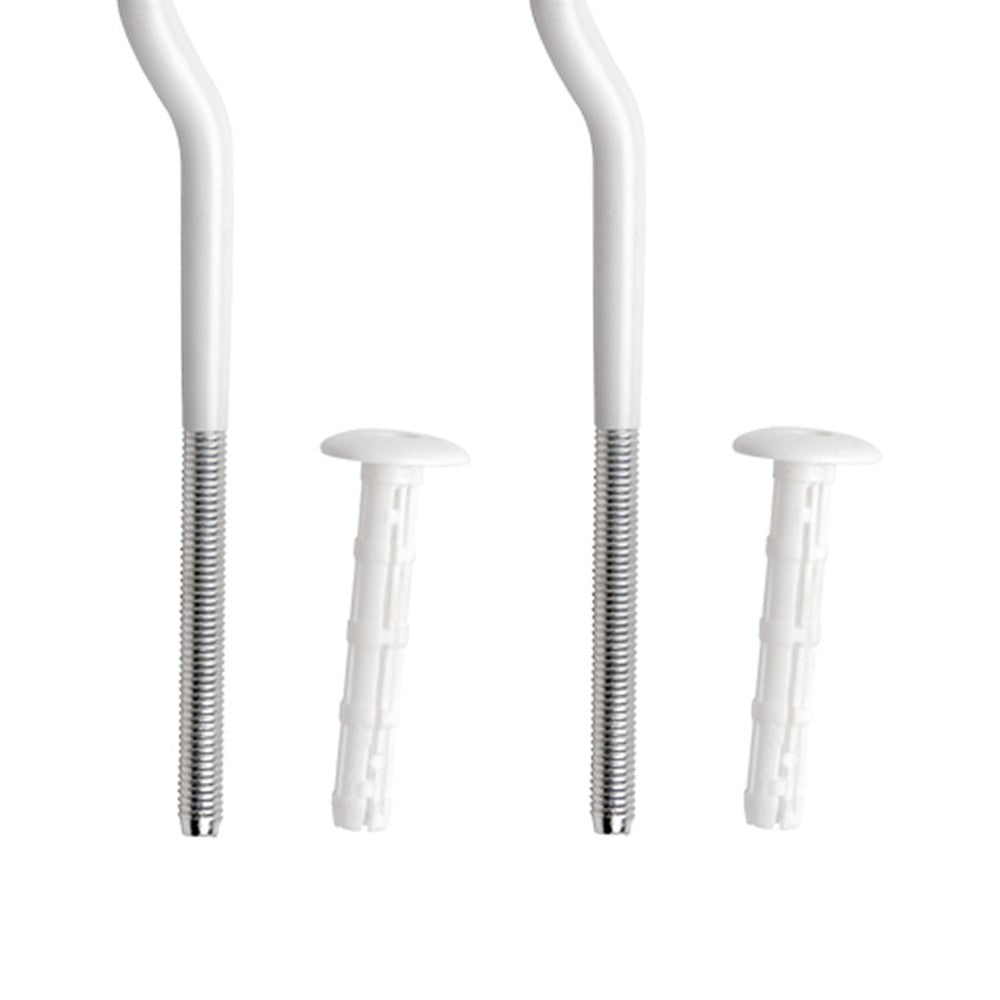 Coppia mensole verniciate bianche 12